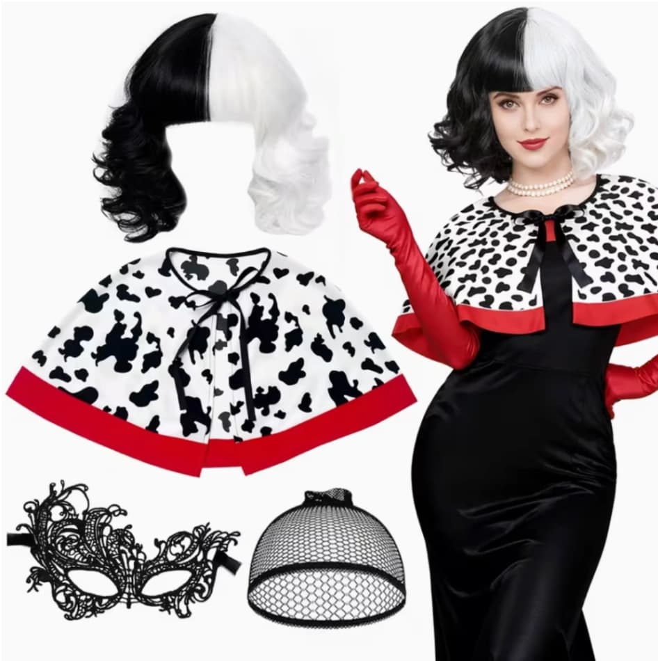 Cruella De Vil-i kostüüm täiskasvanutele