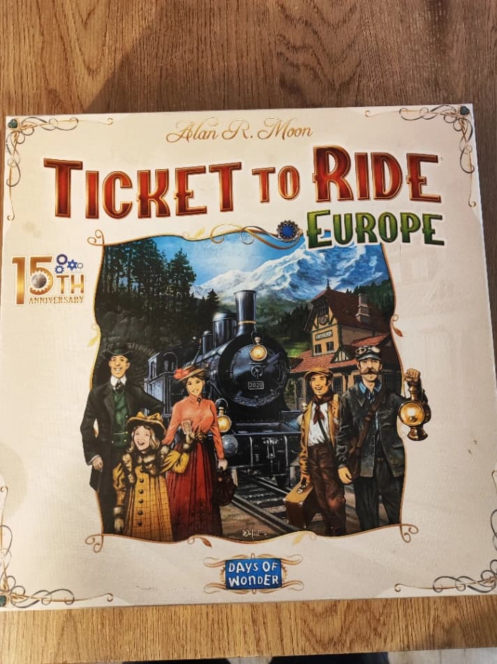 Lauamäng "Ticket to Ride Europe 15th Anniversary Edition"